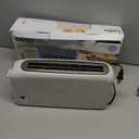 bella 2 Slice Slim Toaster, Fits-anywhere Kitchenware, 6 Setting Shade Control with Reheat & Cancel Buttons, Fits sourdough, 10 Long Slot, Anti Jam & Auto Shutoff, 900 Watt, Oatmilk