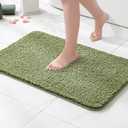 MIULEE Sage Absorbent Bathroom Rugs, Soft Large Bath Mats Non-Slip and Quick-Drying for Bathroom Floor Bathtub Showers, Machine Washable Carpet (24 x 36 Inches)