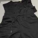 GRECERELLE Petite Jumpsuits For Short Women Dressy Womens Summer Outfits Black Romper Black-XS