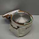 40oz Insulated Food Jar with 2 Compartments, Leak-Proof Thermo for Hot Food Wide Mouth Stainless Steel Includes Spoon and Fork Soup Thermo Lunch Containers Bento Box for AdultsGreen