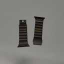 Titanium Silicone Strap For Huawei GT 6 Pro 46mm GT6 GT5 Band Wristband For Huawei Watch 5 4 3/Ultimate 2 Bracelet (Black,Orange)