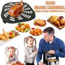 7QT Air Fryer Grill Pan for Gourmia GAF798 Air Fryers, Premium Air Fryer Crisper Tray Grill Plate Insert Grate Rack Grid Shelf for Gourmia 7QT Air Fryers, Nonstick, Dishwasher Safe