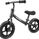 Elantrip Balance Bike, Lightweight Toddler Bike for 1-3 Year Old Boys, Birthday Gift Toys for 1-3 Year Old Boys and Girls, No Pedal Bikes for Kids with Adjustable Handlebar and seat (Black)