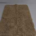 OLANLY Bathroom Rugs 30x20, Extra Soft Absorbent Chenille Bath Rugs, Rubber Backing Quick Dry, Machine Washable Bath Mats for Bathroom Floor, Tub and Shower, Home Decor Accessories, Beige