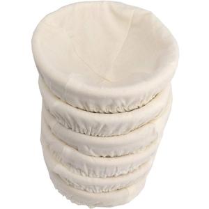 5 inch Bread Basket Set of 6, Banneton Bread Proofing Basket