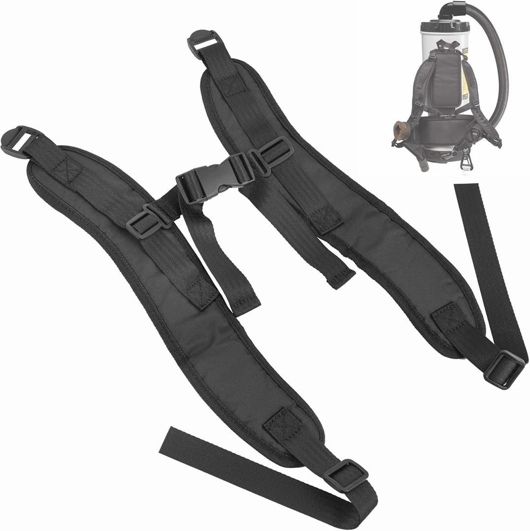 Vacuum Cleaner Shoulder Straps PV100 Replacement Most Backpack Vacuum Cleaners Fits Proteam, Megavac, Provac, Quartervac Backpack Vacuum Shoulder Straps