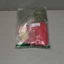 Syhood 2 Pieces Dog Jacket 2 Layers Fleece Lined Dog Jacket Warm Soft Windproof Small Pet Coat for Winter Cold Weather(M,Red,Green)