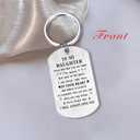 3 x to My Daughter Gifts from Mom Dad - I Love You Daughter - Best Daughter Ever Keychain Gifts for Birthday Graduation Christmas