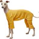 Pet Clothes for Dog Cat Puppy Basic Pajamas Durable and Elastic Dog Pajamas Onesie Outfits (X-Large, Basic Mustard)