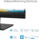ASUS 27 1440P Video Conference Monitor (BE27ACSBK) - QHD (2560 x 1440), IPS, Built-in 2MP Webcam, Mic Array, Speakers, Eye Care, Wall Mountable, AI Noise-canceling, USB-C, HDMI, Zoom Certified,Black