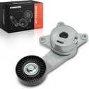 A-Premium Belt Tensioner Assembly with Pulley Compatible with Mazda Tribute 2009-2011 & Ford Escape 2009-2012 & Mercury Milan 2010-2011, Mariner 2009-2011 3.0L, Replace# 9L8E6B209AA, 9L8E6B209BA