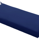 Outdoor Bench Cushion Waterproof 42"x18" – Fade-Resistant Patio Furniture Cushion with Ties for Porch Swing, Loveseat, or Indoor Bench Replacement, Navy Blue