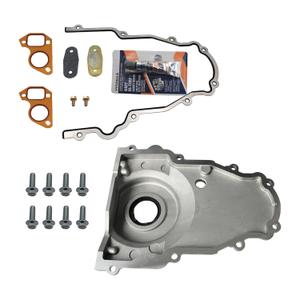 LS Timing Cover - 12633906 Front Timing Chain Cover with Gasket kit Compatible with LS2 and LS3 Engines