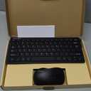 TECKNET Wireless Keyboard and Mouse Combo, Mini Cordless Computer Keyboard and Mouse Set 2.4GHz, Silent Adjustable 1600 DPI, Quiet Click, Lag-Free for Computer, Laptop, PC, Windows, Mac, Chrome OS (Black)