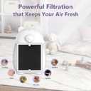 Replacement Filter Compatible with PureZone Kids Bear Air Puri-fier, 3-in-1 H13 True HEPA with Activated Carbon Filter and Pre-filter, 2 Pack