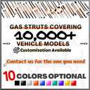 Pickup Tailgate Assists Compatible with Chevrolet Colorado 2023-present Shock Lift Supports Rear Gas Dampers Springs Kit No-Drill Bolt-on