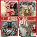 48 PCS Black Velvet Bows for Christmas Tree 5 x 7 Inch Rustic Velvet Staircase Wreath Bows Pre-Tied Ribbon Crafts Gift Bow for Xmas Topper Garland Ornament Home Door Indoor Outdoor Decorations