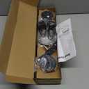 L Shaped Shower Curtain Rod - [23''-53''] x [23''-53''] Adjustable Corner Shower Curtain Rod 90 Degree Black for Bathroom Bathtub, Clothing Store with 12 Ring Hooks & Ceiling Support