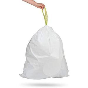 NINESTARS NSTB-21-45 Trash Bags, Large, White (Packaging May Vary)