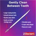 The Doctor's BrushPicks, Interdental Brushes & Dental Picks, Gently Remove Food Debris from Braces & Dental Work, 275 Count, Pack of 4