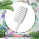 Honeydak 200 Packs Bulk Disposable Toothbrushes - Individually Wrapped, Multicolor, Soft Bristle Medium Manual Travel Toothbrushes for Hotel Toiletries(Classic)