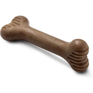 Lumabone Bulkster Durable Chew Toy for Aggressive Chewers, Dog Toys for Aggressive Chewers, Dog Toys, Real Bacon, Made in USA, Medium