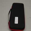 Lebakort Storage Case Compatible with Nintendo Switch 2 (Black + Neon Red Case)