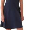 Gap Girls Short Sleeve Logo Dress (X-Small, Tapestry Navy)