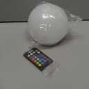 Mr.Go 6-inch RGB Color-Changing LED Globe Orb Light w/Remote, Mood Lamp Kids Night Light, 16 Dimmable Colors & 4 Modes, Battery & AC Adapter Power, Home Bedroom Patio Pool Decorative Lighting