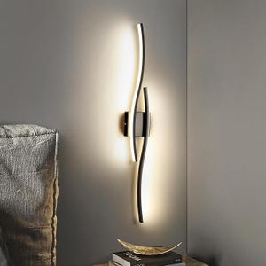 Modern Wall Sconce, Vanity Light Matte Black Sconce for Home Decor, Bathroom, Living Room, Kitchen, Hallway, 3000K-6000K