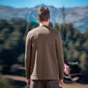 New Sweater V-Neck Solid Color Cardigan Sweater Men's Lazy Style Jacket Clip (L)