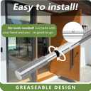 Mindoub 4-Pack 10" Weld-On Trailer Ramp Hinges - Heavy-Duty Zinc-Plated Steel, Greasable Design with 3/4" Detachable Pin - 500 lbs Capacity for Cargo/Utility/Lawn Trailers, Swing Gates, Dump Doors