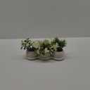 Uguisu 1pcs Fake Plants Indoor Artificial Plants Small Faux Plants Desk Decor Bathroom Decoration Home Decor Room Decoration Aesthetics. (A1)
