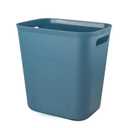 UUJOLY Plastic Small Trash Can Wastebasket, Garbage Container Basket for Bathrooms, Laundry Room, Kitchens, Offices, Kids Rooms, Dorms, 3.5 Gallon, Blue Green
