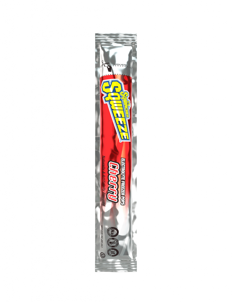 Sqweeze® Electrolyte Freezer Pops , Cherry