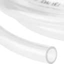 Eastrans Clear Vinyl Tubing Flexible PVC Tubing, Hybrid PVC Hose, Lightweight Plastic Tube, by 1/2 Inch ID, 25-Feet Length
