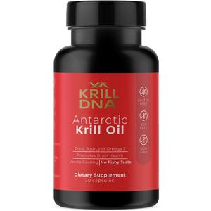 Antarctic Krill Oil 500mg Softgels - Omega 3 Krill Oil Supplement with EPA DHA & Astaxanthin for Brain Joint & Heart - 3rd Party Lab Tested No Gluten GMOs or Fishy Aftertaste (Up to 8 Month Supply)
