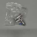 Stainless Steel Water Supply Adapter 3/8" x 3/8" x 1/4" Tee Stop Valve with Push-to-Connect Quick Fitting, Perfect for Reverse Osmosis Water Filters, and PE Pipe Shunts in Refrigerator Systems