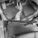 IKON MOTORSPORTS 3D TPE Floor Mats, Compatible with 2017-2023 Chevrolet Bolt EV, All Weather Waterproof Anti-Slip Floor Liners, Front & 2nd Row Full Set Car Interior Accessories, Black