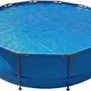 Solar Pool Cover 16mil,15ft for inground Pools and Above Ground Pools,Thickened and Durable, Heated and Insulated,Pool Safety Protection