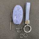 For Hyundai Ioniq 6 Grandeur GN7 KONA 2023 2024 Key Fob Cover with Keychain