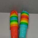 The First Years Take & Toss Spill Proof Sippy Cups - Rainbow Party Pack - Reusable Toddler Cups - Kids Cups and Snap On Lids for Ages 9 Months and Up - 20 Count (10 Ounces)