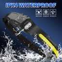 Headlamp Rechargeable 2Pack, 230 Wide Beam Head Lamp, LED Headlamp with Motion Sensor, 7Mode Head Lights for Forehead, Bright Headlamps for Adults, Red Light Headlight, Hard Hat Light, Camping Gear