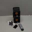 Bluetooth Speaker, 40W (60W Peak) Portable Wireless Speaker with Colorful Lights, Double Subwoofer Heavy Bass, FM Radio, MP3 Player, Bluetooth 5.0, Loud Stereo speakers for Home Outdoor Party Camping