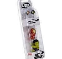 NECA Scalers - 2" Characters - "Iron Man" And "Hulk" Toy Figures 2 Pack With Custom Earbuds