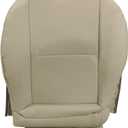 Driver Side Bottom Replacement Perforated Leather Seat Cover Tan Compatible with Mercedes-Benz GLK 250 280 300 2008-2014, GLK 350 2008-2015 Only for Sport (1pcs Bottom Seat Cover)