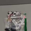 IncreDecor 7 Pcs Cow Costume Women Set Cow Ears Headband and Tail Bell Choker Stickers Halloween Adult Cosplay Accessories