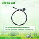 104-8677 Brake Cable for Toro Recycler 22 Throttle Cable 20001, 20003, 20005, 20007, 20009, 20012, 20016, 20071, 20072, Replaces 104-8677 Control Cable 290-935