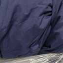 HYMOKEGE Navy Blue Oversized Queen Comforter Set Seersucker 7 Pieces, All Season Luxury Bed in a Bag for Bedroom, Bedding Set with Comforter, Sheets, Pillowcases & Shams