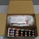 JODSONE 36 Pcs Gel Nail Polish Kit with U V Light of 32 Color Gel Polish Nail Collections Base and Top Glitter Coat Manicure Tools